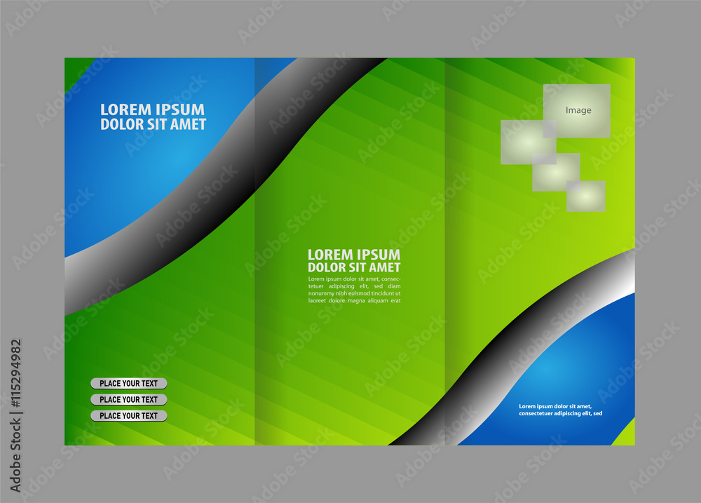 Design folding brochures with blue polygonal backgrounds. Tri-fold brochure
Design folding brochures with blue polygonal backgrounds. Tri-fold brochure