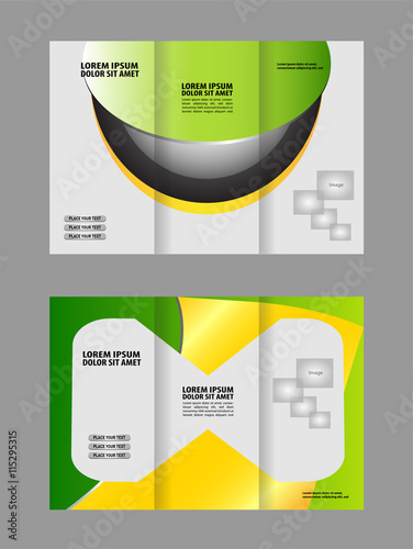 Brochure tri fold template 