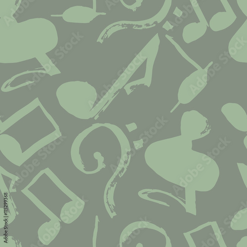 Abstract music seamless pattern background vector illustration for your design