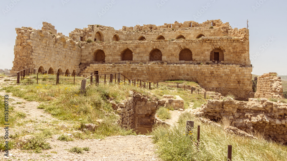 Fortress of Karak in Jordan