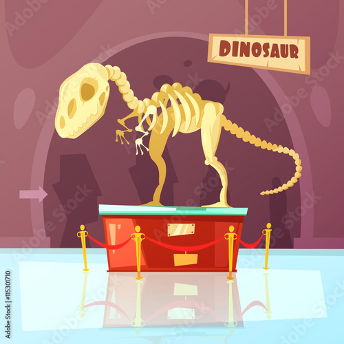  Museum Dinosaur Illustration