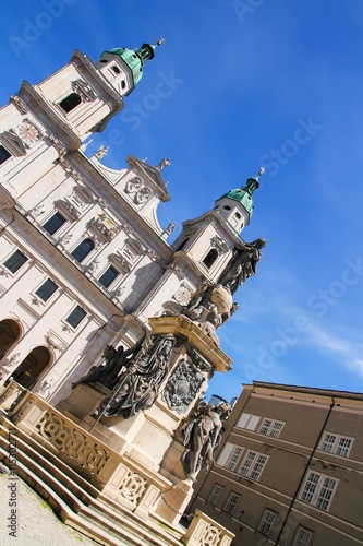 The famous Cathedral in Salzburg, Austria, Europe..