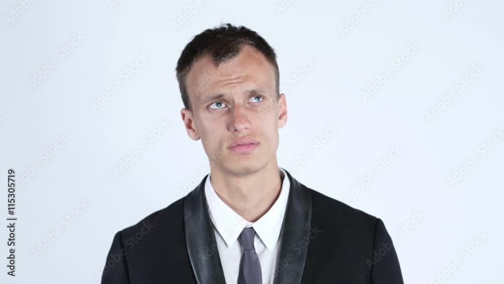 portrait of a man who thinks about business plan portrait of a man who thinks about business plan