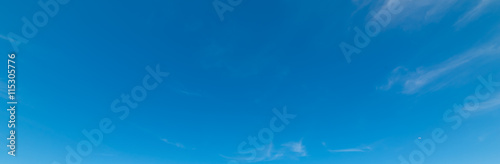 clear sky with small clouds