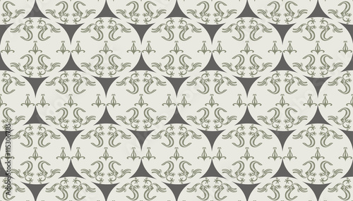 Abstract Floral ornament pattern background. Abstract modern pattern ornament