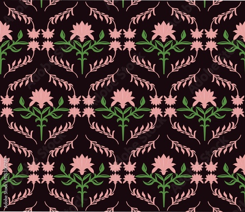 Abstract Floral ornament pattern background. Abstract modern pattern ornament