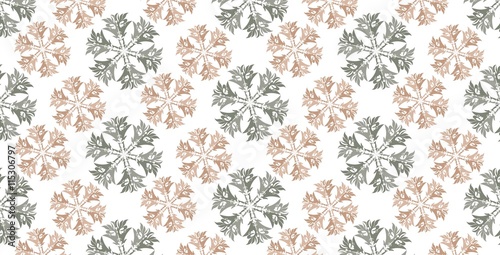 Vintage Round Damask floral classic pattern ornament. Vector background for cards, web, fabric, textures, wallpapers, tile, mosaic. Gray and rose quartz color