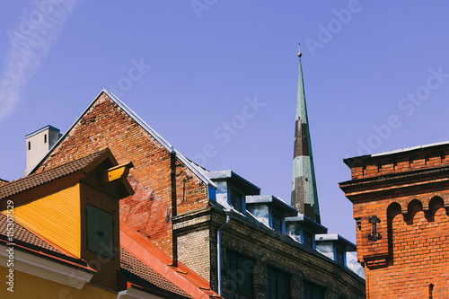 Roofs of the Old Town in Tallinn, Estonia