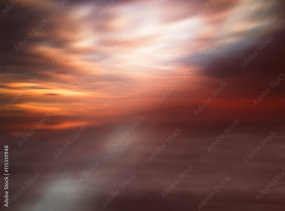 Blank empty space varitone vivid cloudscape reflection backgroun