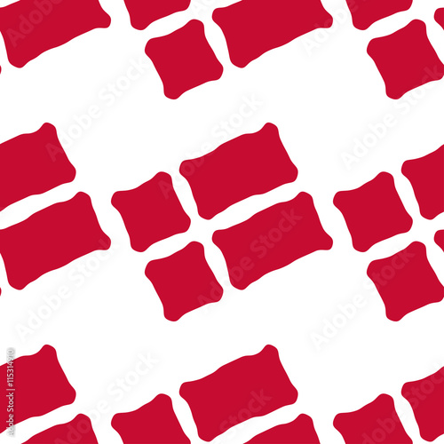 Wallpaper Mural Seamless pattern of stylized flags of Denmark