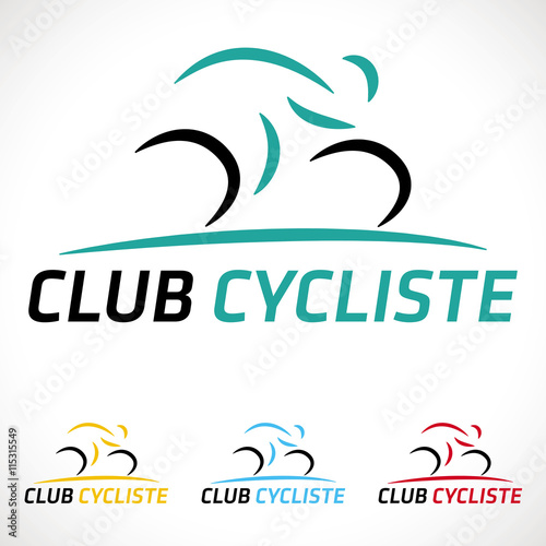 logo cycliste cyclisme club sport vélo 