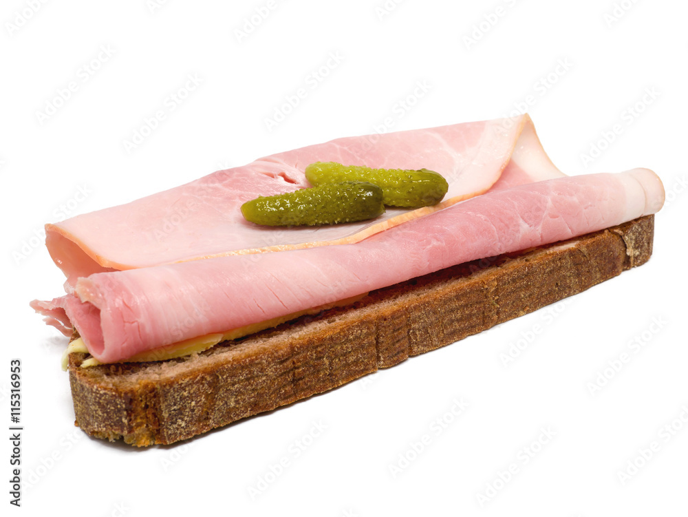 Schinkenbrot StockFoto Adobe Stock