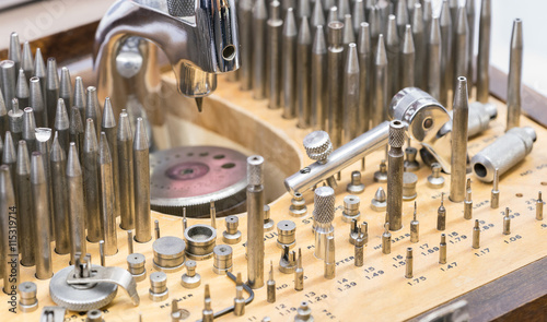 Fotografi watchmaker tools