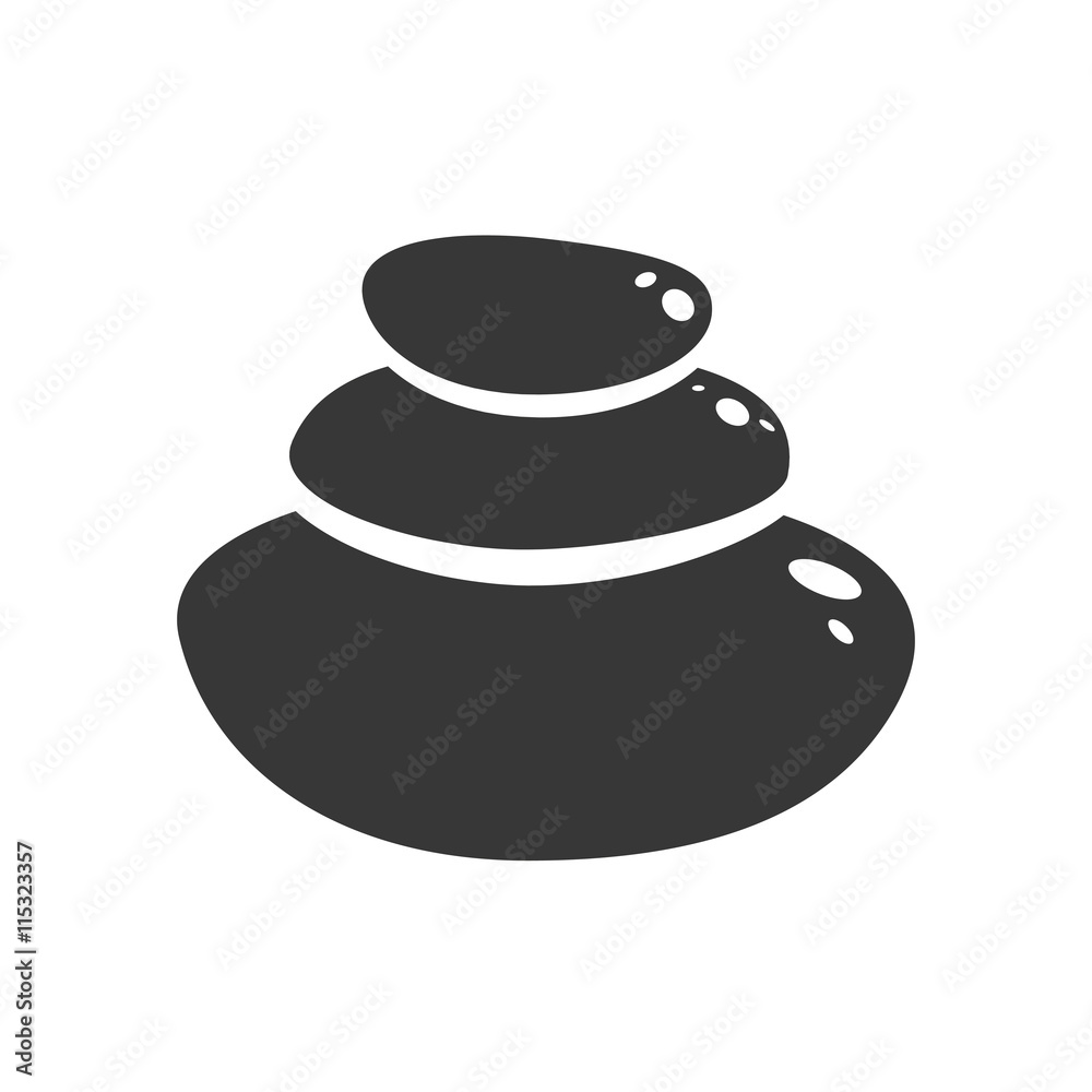 Rocks concept represented by stones icon. Isolated and flat illustration Rocks concept represented by stones icon. Isolated and flat illustration
