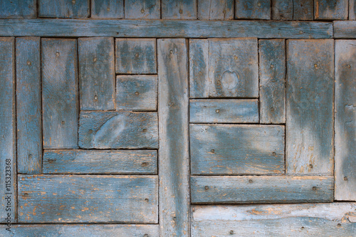 vintage gray blue wooden texture background