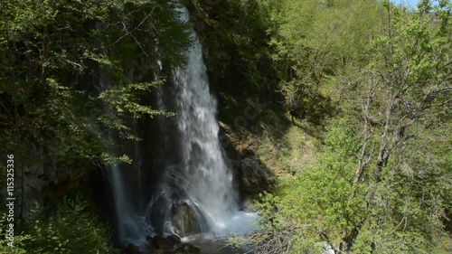 Gostilje waterfall, Zlatibor, Serbia – 20m high waterfall over cliff. photo