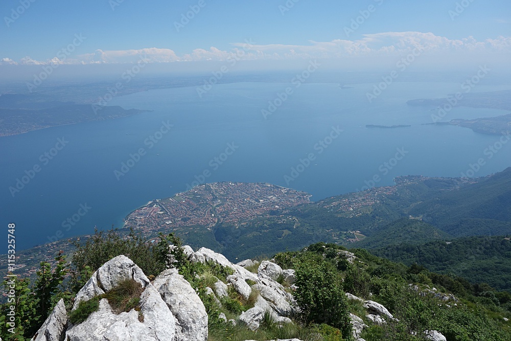 Garda Lake view from Pizzocolo Peak