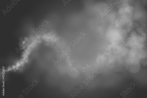 Black and white abstract bokeh design background