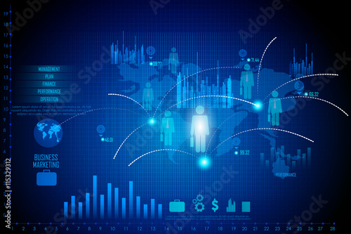 Business Financial Graph Chart Diagram