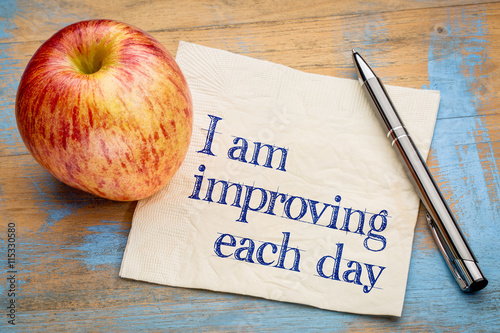 I am improving each day