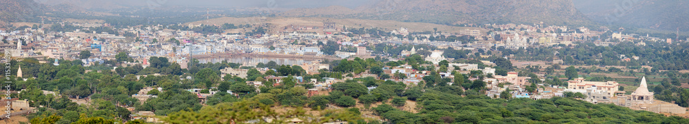 Panoramic View of Pushkar, India
