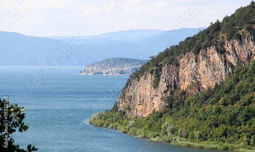 Lake Prespa, Macedonia. View from village of Konsko photo