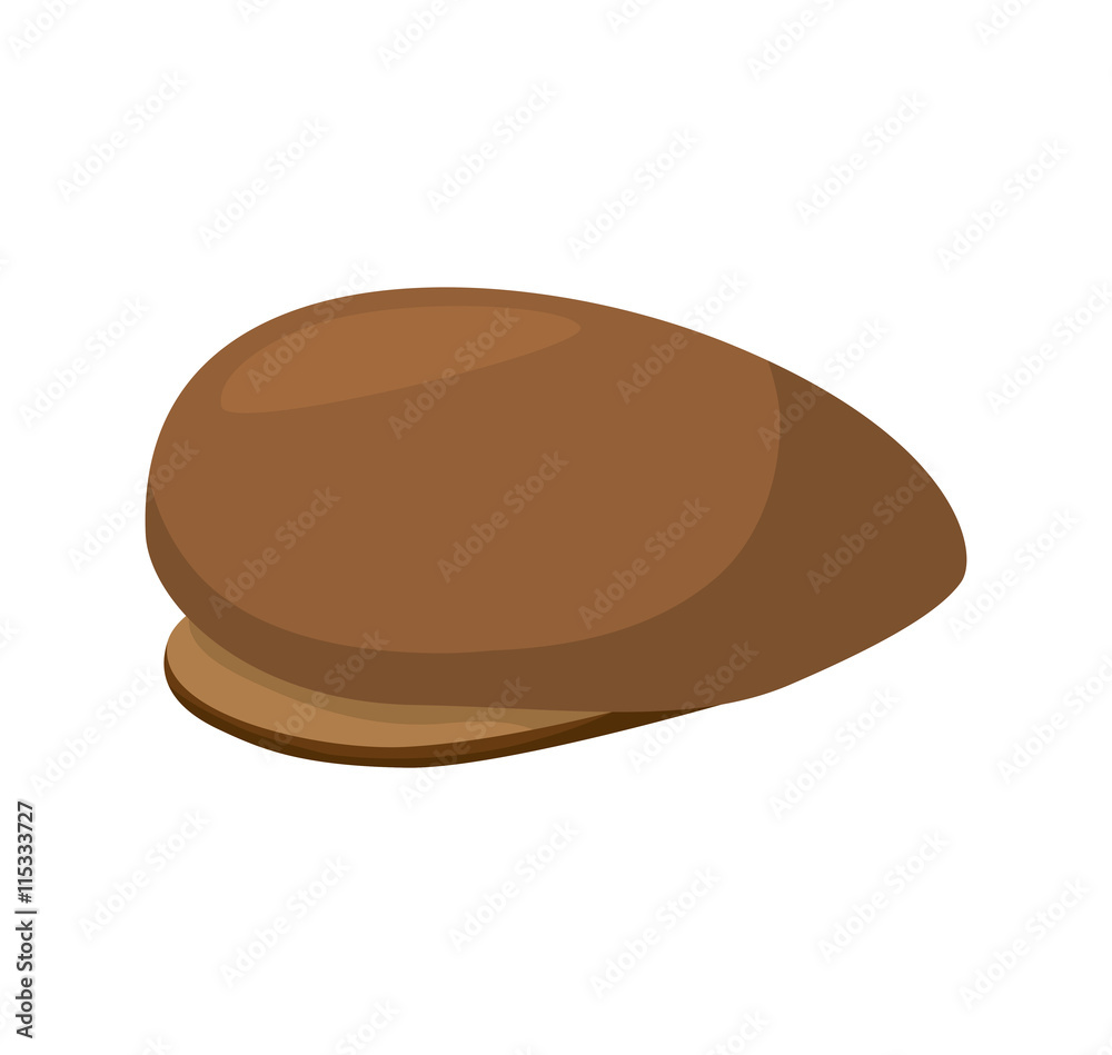 Sport concept represented by Golf hat icon. Isolated and flat illustration Sport concept represented by Golf hat icon. Isolated and flat illustration