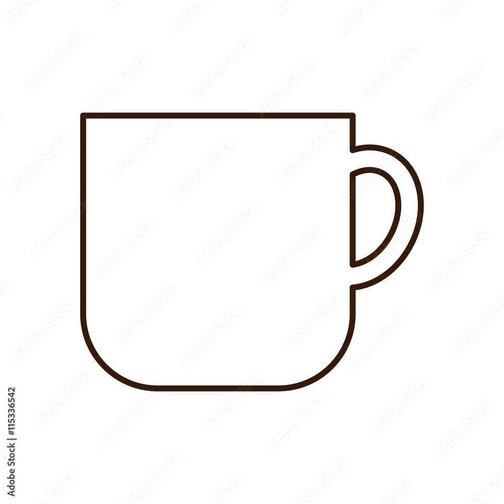 Beverage glass for hot drinks icon , isolated vector illustration Beverage glass for hot drinks icon , isolated vector illustration