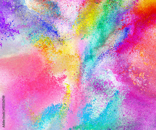 Abstract colored powder background © Jag_cz