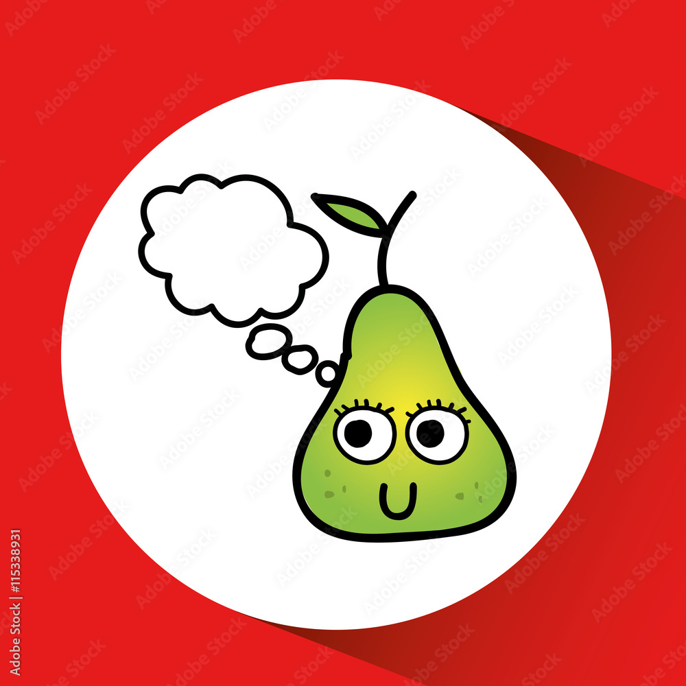 fruit nature healthy cartoon food fruit nature healthy cartoon food