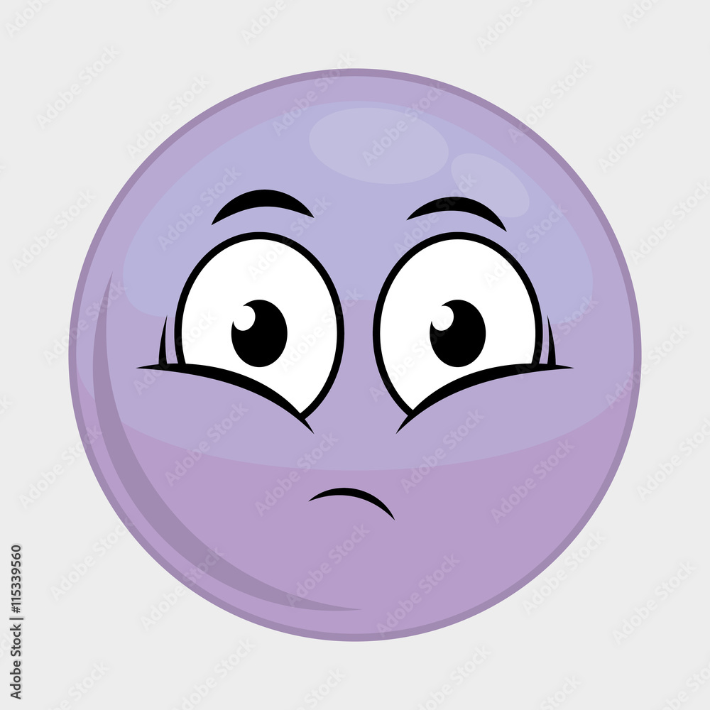 Cartoon design represented by expression face icon. Colorfull and isolated illustration. Cartoon design represented by expression face icon. Colorfull and isolated illustration.