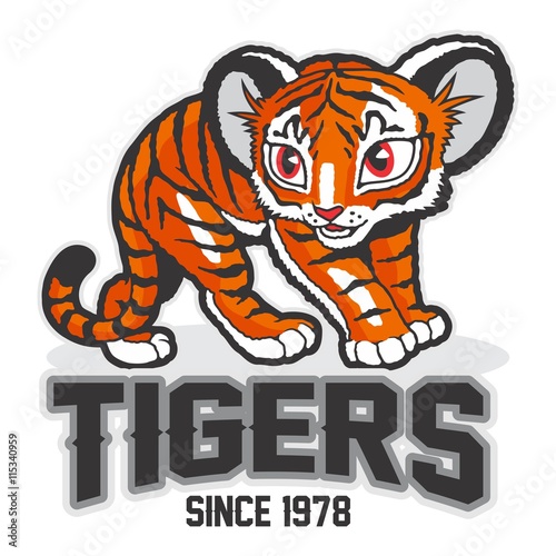 Fototapeta Naklejka Na Ścianę i Meble -  Little tiger mascot