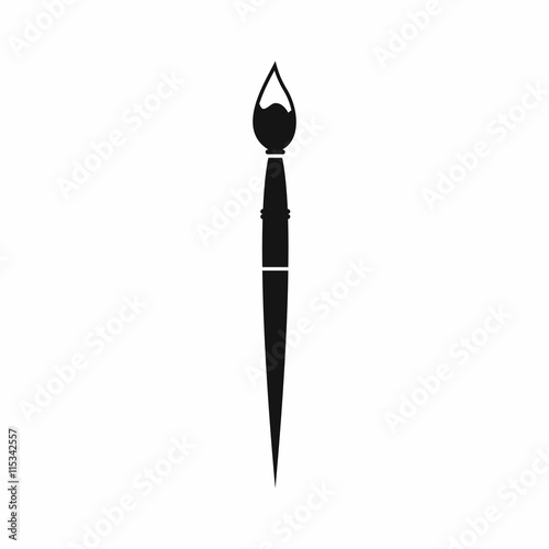 Brush for painting icon in simple style isolated vector illustration