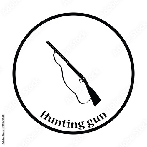 Hunting gun icon