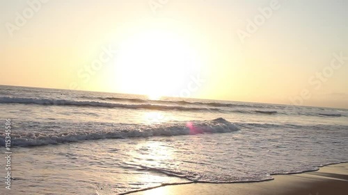 sunset on the beach (ID: 115345586)