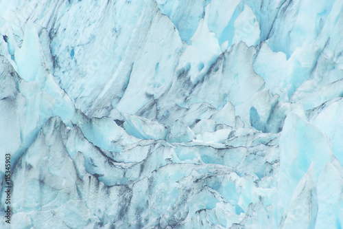 Closeup of Portage Glacier