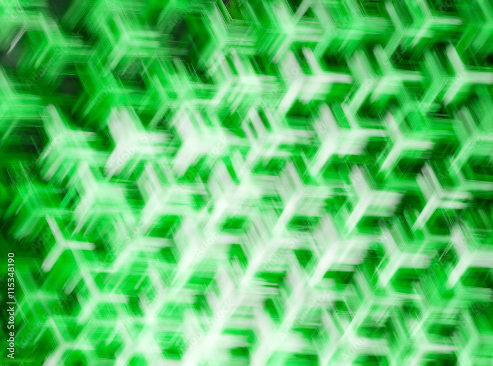 Fototapeta premium Green fan illustration background