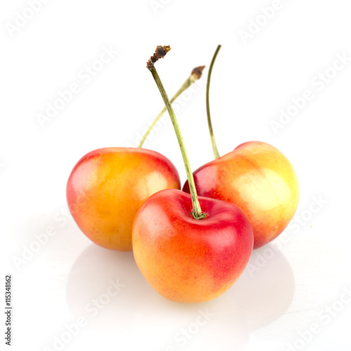 Three Rainier Cherries