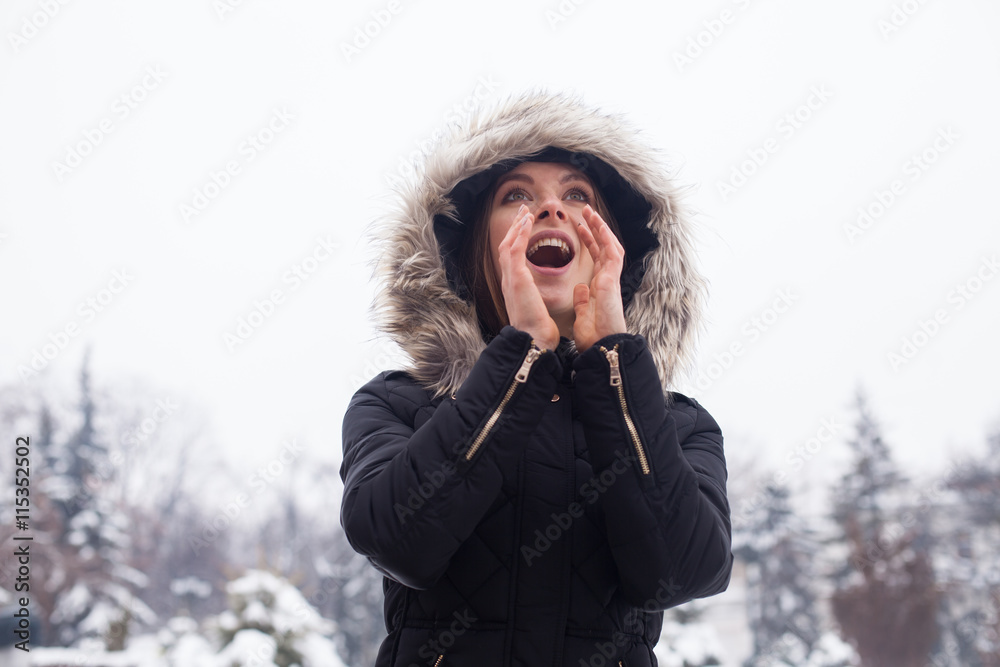 Woman and winter Woman and winter