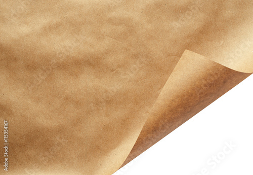 Sheet of craft paper with c...