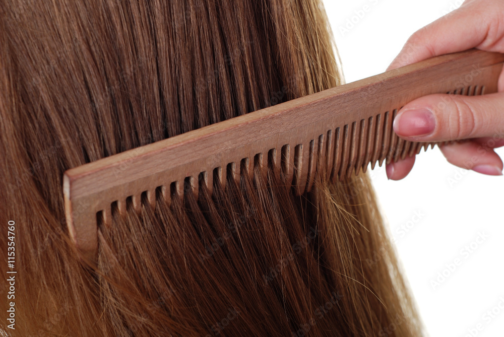 Obraz premium long hair and comb