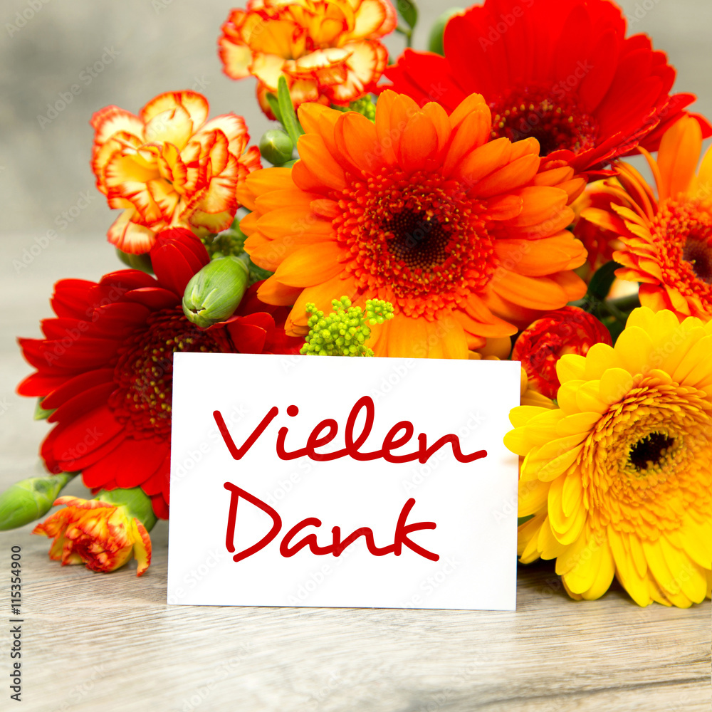 Vielen Dank StockFoto Adobe Stock