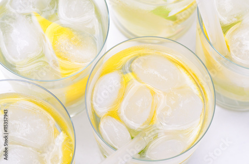 lemonade in glass
