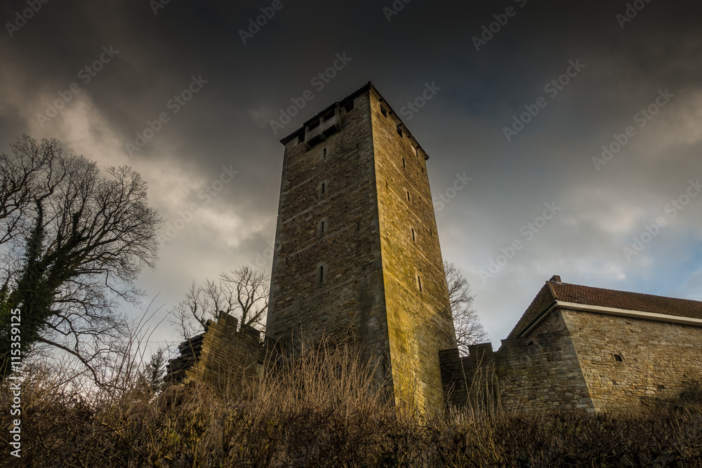 Fototapeta premium Tower of Schaumburg Castle in Germany