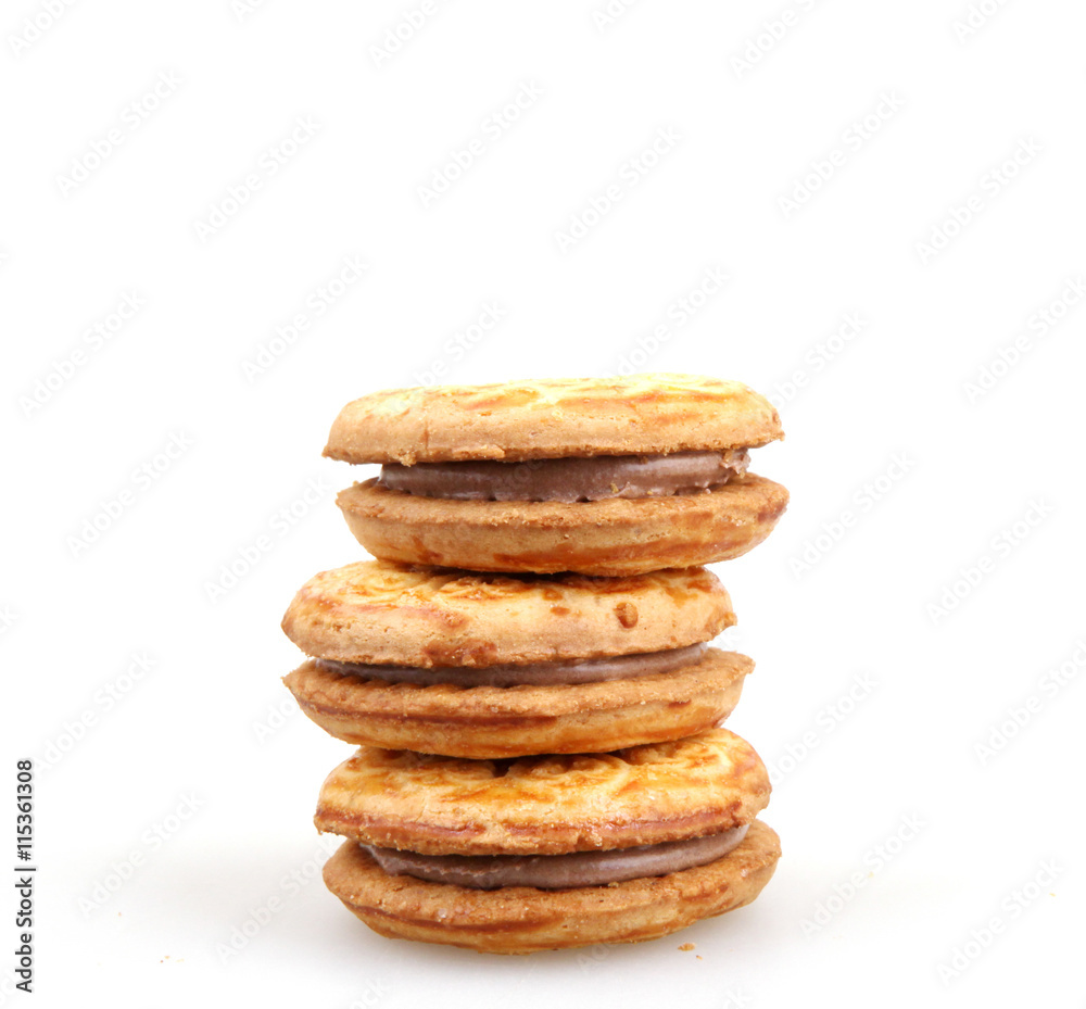 biscuits isolated. biscuits isolated.