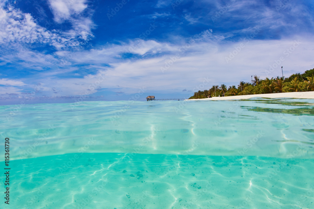 sea view from Maldives