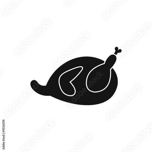 Gammon icon in simple style isolated vector illustration