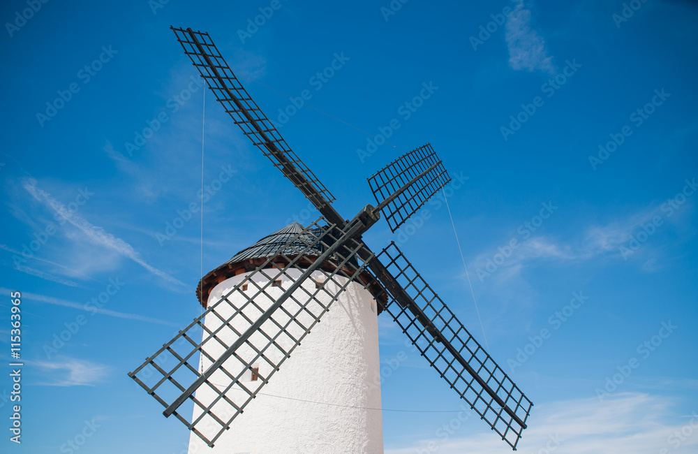Traditional windmills, Toledo, Spain