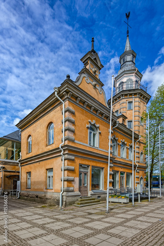 Old house in the center of Rauma, Finland