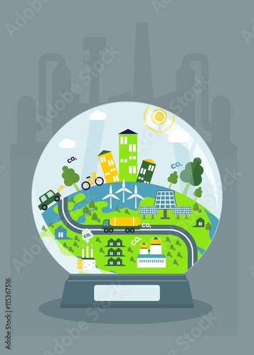 ecology glass ball